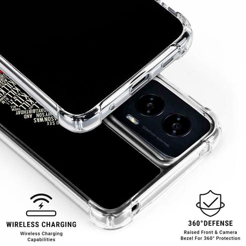 Warner Bros Friday the 13th Doomed Moto G Power 5G (2024) Clear Case