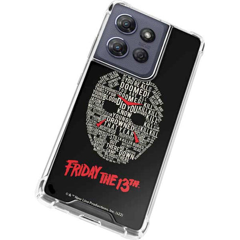 Warner Bros Friday the 13th Doomed Moto G Power 5G (2025) Clear Case