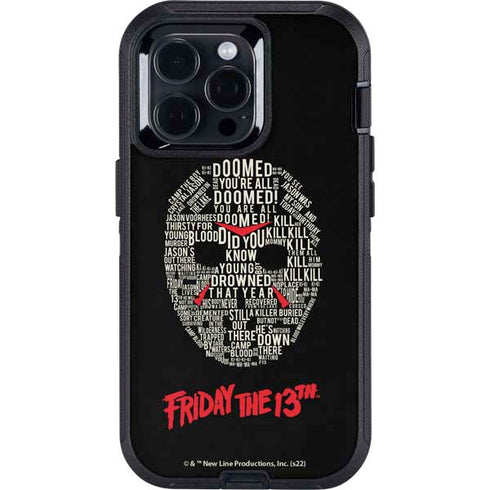 Warner Bros Friday the 13th Doomed Otterbox Defender iPhone Skin