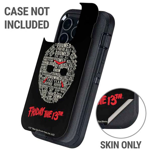 Warner Bros Friday the 13th Doomed Otterbox Defender iPhone Skin