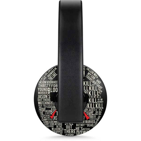 Warner Bros Friday the 13th Doomed PlayStation 4 Gold Wireless Headset Skin