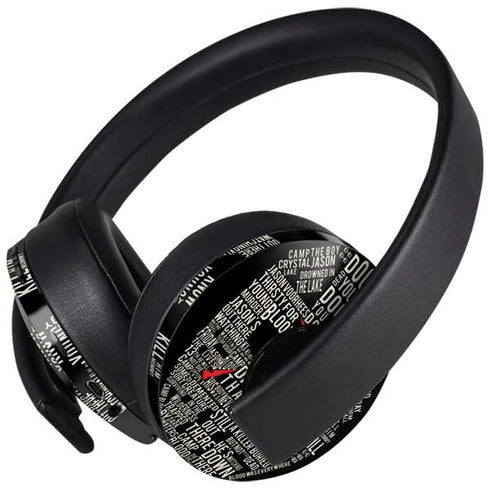 Warner Bros Friday the 13th Doomed PlayStation 4 Gold Wireless Headset Skin