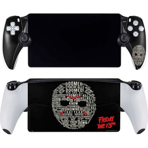 Warner Bros Friday the 13th Doomed PlayStation Portal Remote Player Skin