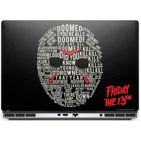 Warner Bros Friday the 13th Doomed Dell Precision Skin