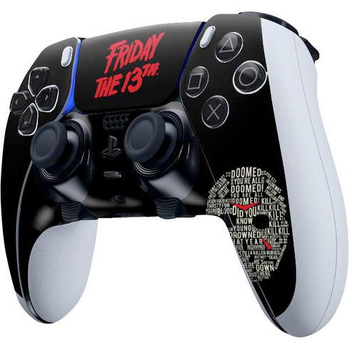 Warner Bros Friday the 13th Doomed PS5 DualSense Edge Pro Controller Skin