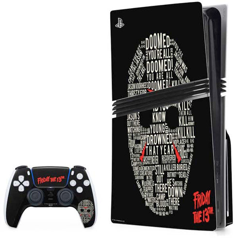Warner Bros Friday the 13th Doomed PS5 Pro Disk Bundle Skin