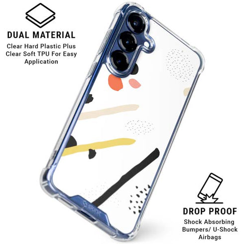 Dots and Dashes Galaxy S25 Plus Clear Case