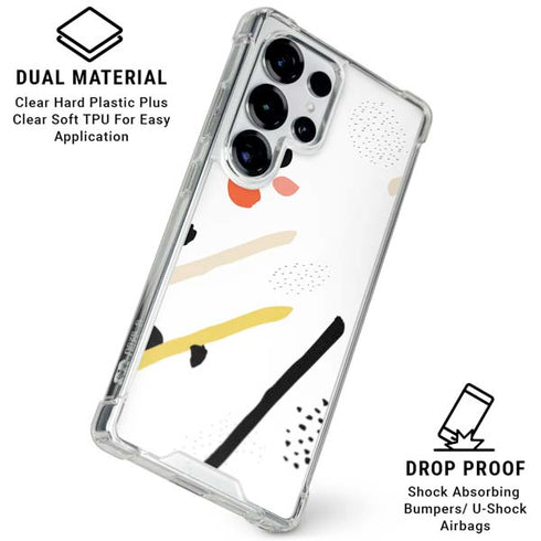 Dots and Dashes Galaxy S25 Ultra Clear Case