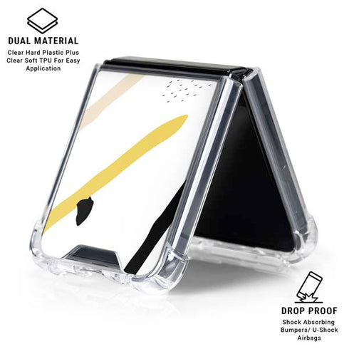 Dots and Dashes Galaxy Z Flip6 Clear Case