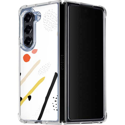Dots and Dashes Galaxy Z Fold5 5G Clear Case