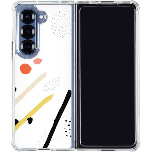 Dots and Dashes Galaxy Z Fold6 Clear Case