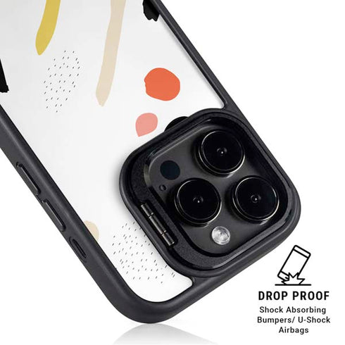 Dots and Dashes iPhone 14 Pro Kickstand Case