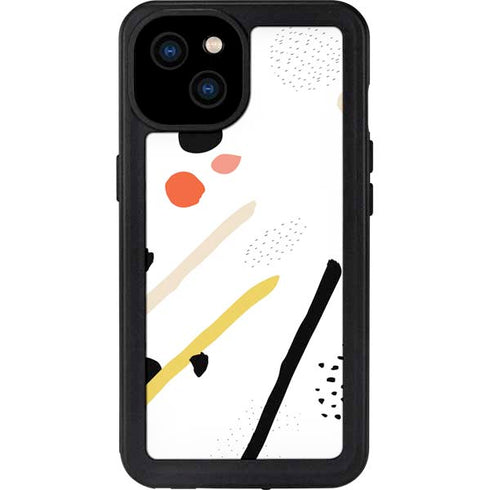 Dots and Dashes iPhone 15 Plus Waterproof Case