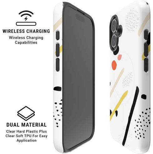 Dots and Dashes iPhone 16 Plus Magsafe Impact Case