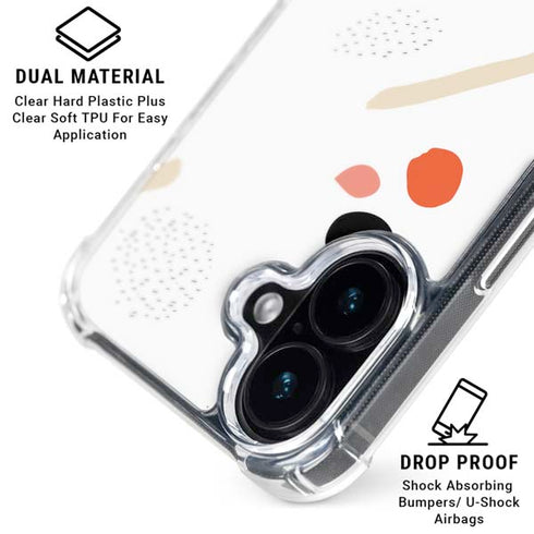 Dots and Dashes iPhone 17 Clear Case