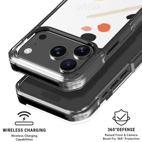 Dots and Dashes iPhone 18 Pro Clear Case