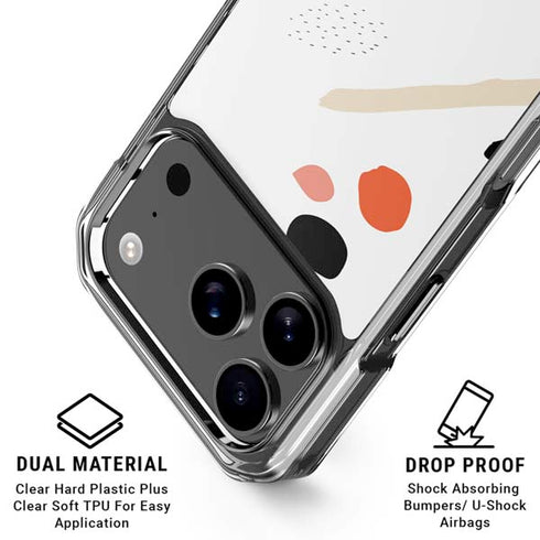 Dots and Dashes iPhone 18 Pro Clear Case