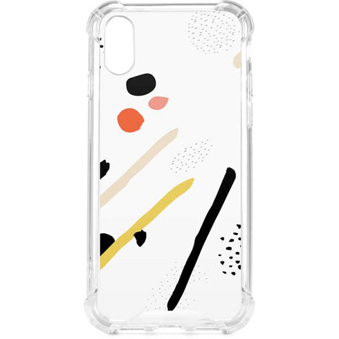 Dots and Dashes iPhone XS Clear Case