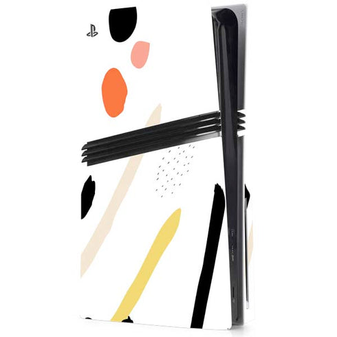 Dots and Dashes PS5 Pro Disk Console Skin