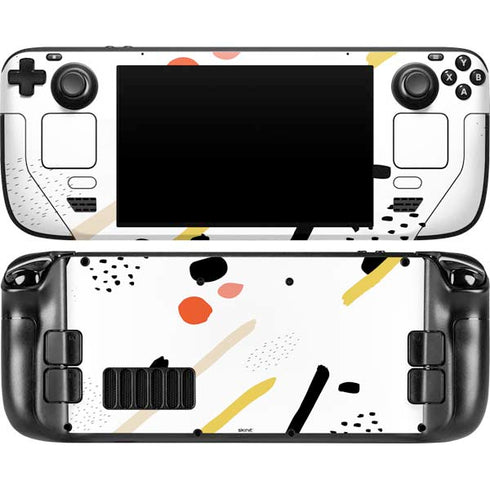 Dots and Dashes Steam Deck Handheld Gaming Computer OLED Skin