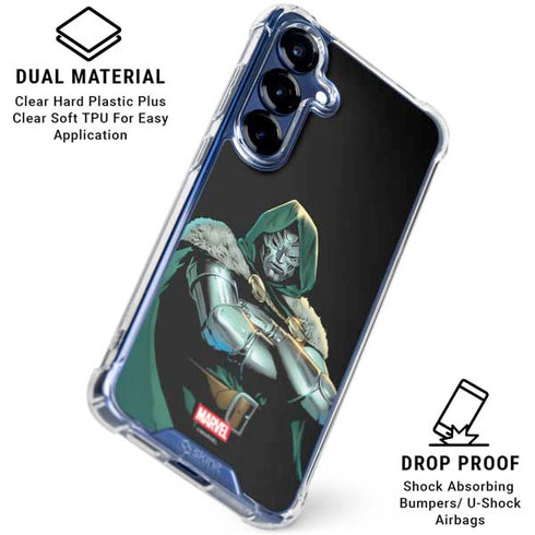 Marvel Dr. Doom Galaxy S25 Clear Case