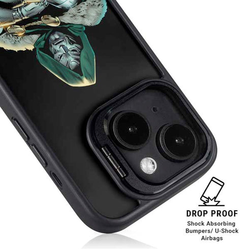 Marvel Dr. Doom iPhone 14 Plus Kickstand Case