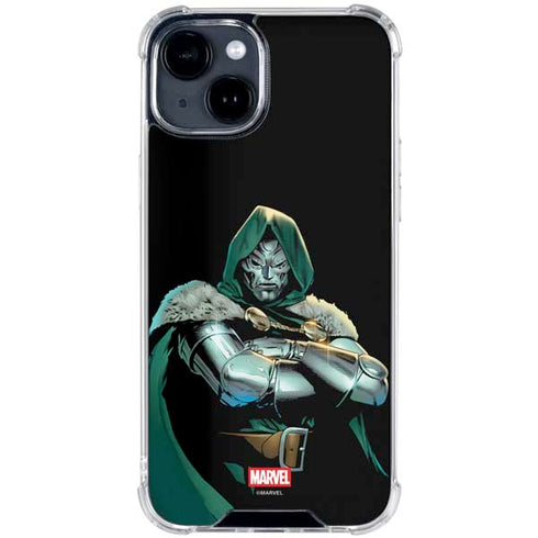 Marvel Dr. Doom iPhone 15 Plus Clear Case