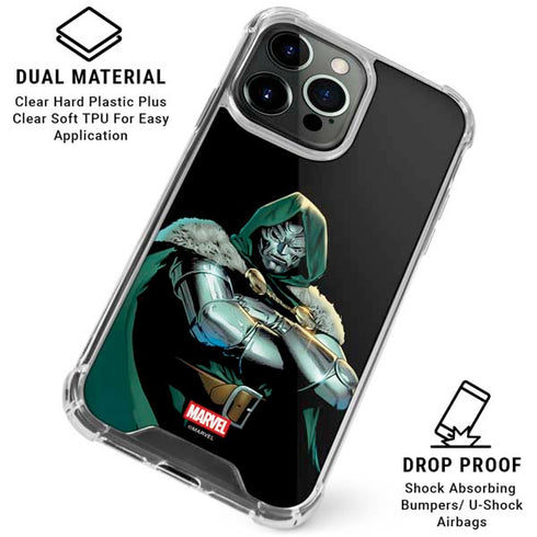Marvel Dr. Doom iPhone 16 Pro Max Clear Case