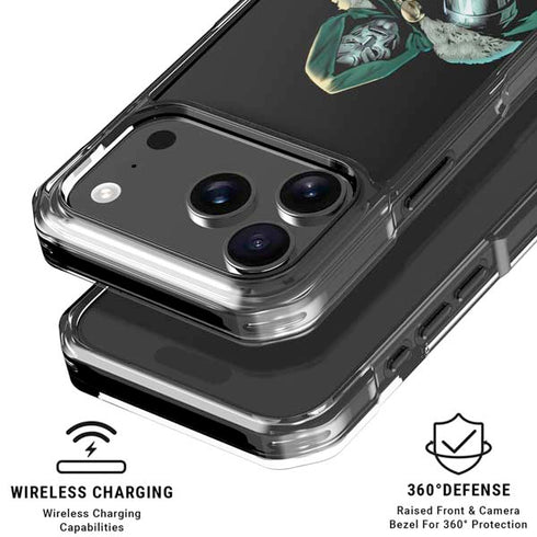 Marvel Dr. Doom iPhone 18 Pro Clear Case