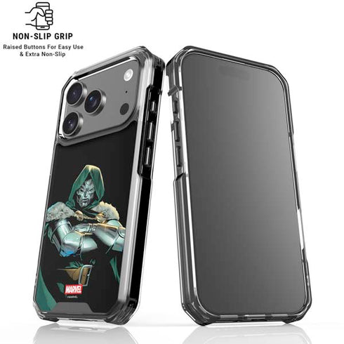 Marvel Dr. Doom iPhone 18 Pro Clear Case