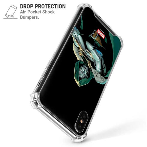 Marvel Dr. Doom iPhone XS Max Clear Case
