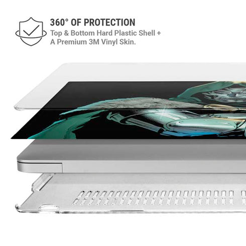 Marvel Dr. Doom MacBook Pro 14in (2021-24) Case plus Skin