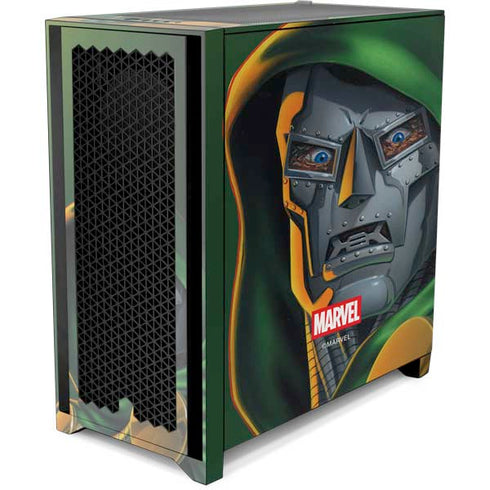Marvel Dr. Doom Portrait Corsair 4000D Tempered Glass Mid-Tower ATX Case Skin