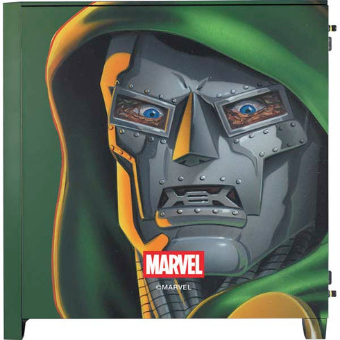 Marvel Dr. Doom Portrait Corsair 4000D Tempered Glass Mid-Tower ATX Case Skin