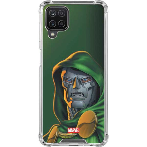 Marvel Dr. Doom Portrait Galaxy A12 Clear Case