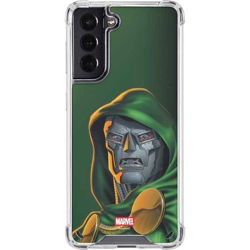 Marvel Dr. Doom Portrait Galaxy S21 5G Clear Case