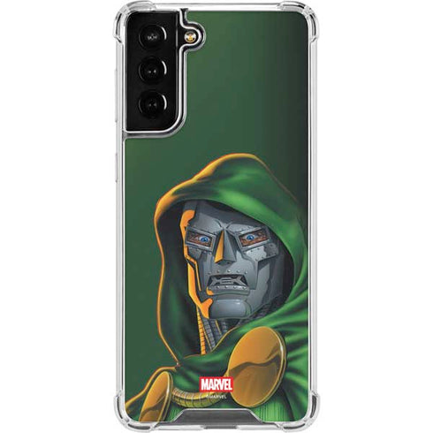 Marvel Dr. Doom Portrait Galaxy S21 FE Clear Case