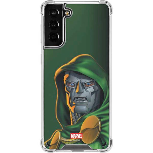 Marvel Dr. Doom Portrait Galaxy S21 Plus 5G Clear Case