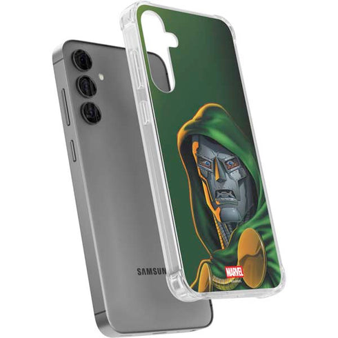 Marvel Dr. Doom Portrait Galaxy S24 Plus Clear Case