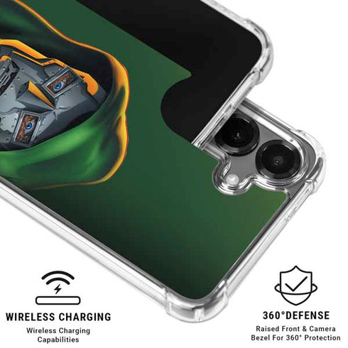 Marvel Dr. Doom Portrait Galaxy S26 Plus Clear Case