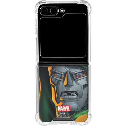 Marvel Dr. Doom Portrait Galaxy Z Flip5 5G Clear Case