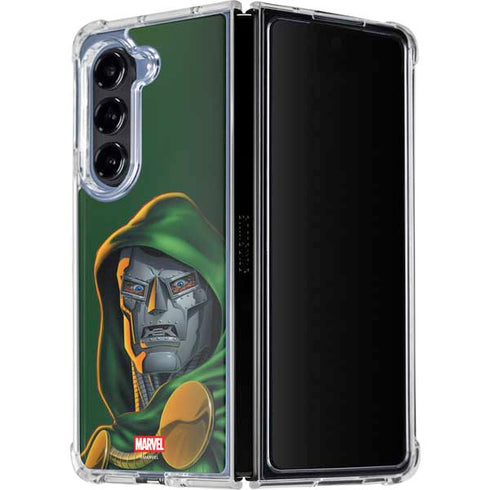 Marvel Dr. Doom Portrait Galaxy Z Fold5 5G Clear Case