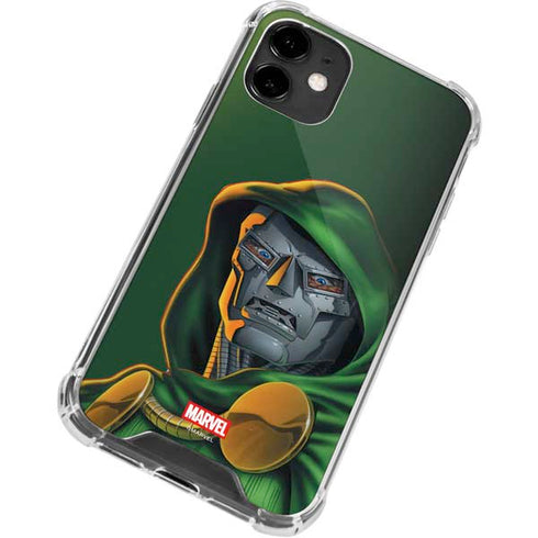 Marvel Dr. Doom Portrait iPhone 12 Clear Case
