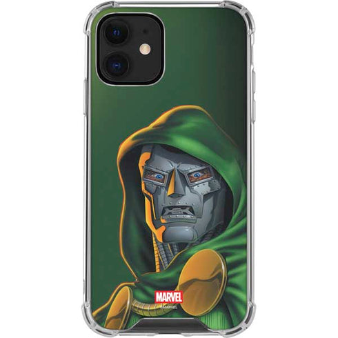 Marvel Dr. Doom Portrait iPhone 12 Mini Clear Case