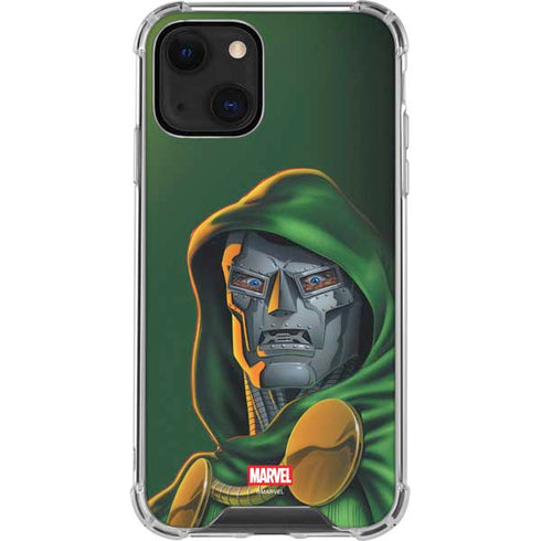 Marvel Dr. Doom Portrait iPhone 13 Mini Clear Case