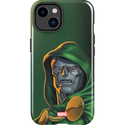 Marvel Dr. Doom Portrait iPhone 14 Plus Impact Case