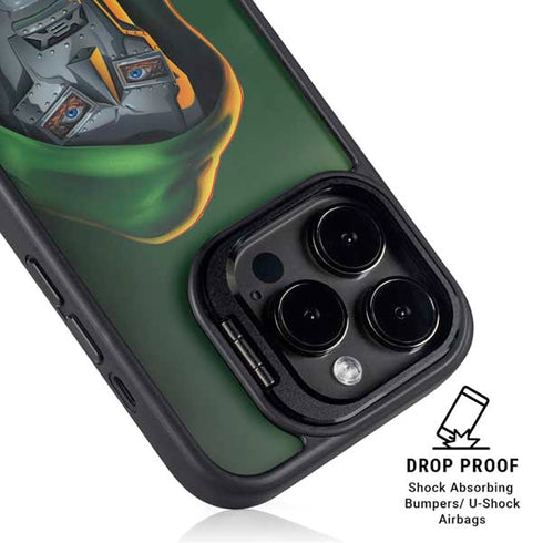 Marvel Dr. Doom Portrait iPhone 14 Pro Max Kickstand Case