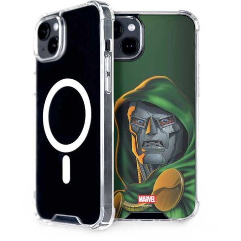 Marvel Dr. Doom Portrait iPhone 15 Plus MagSafe Case