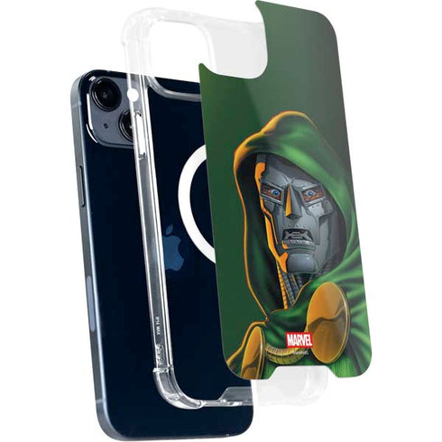 Marvel Dr. Doom Portrait iPhone 15 Plus MagSafe Case