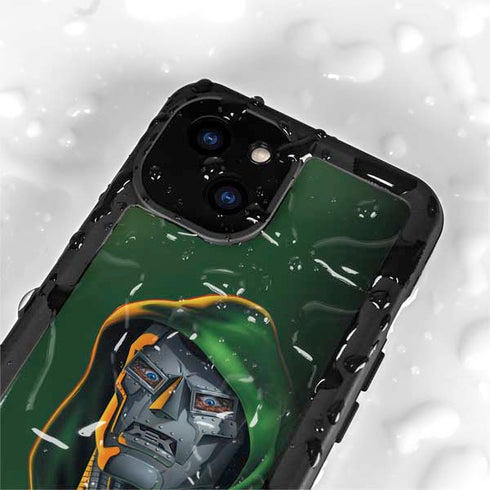 Marvel Dr. Doom Portrait iPhone 15 Plus Waterproof Case